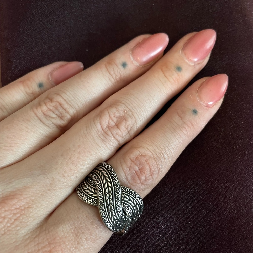 JAI Woven Sterling Ring